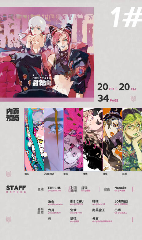 JOJO Fanzine in Comicp28&29 - 1